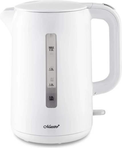 Fierbător electric rapid 2,2 l 2200 W Maestro alb