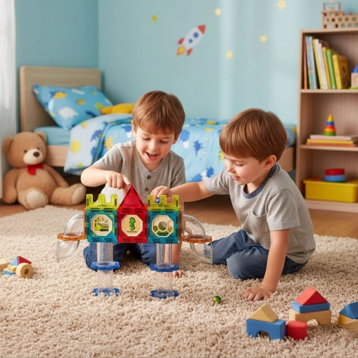 Distracție creativă pentru micii constructori