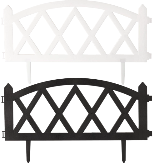 Set de garduri de grădină 59,5 × 32,5 cm – 4 buc.