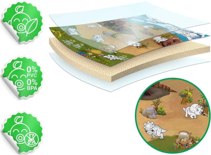 Spumă EVA moale și sigură, cu termoizolație