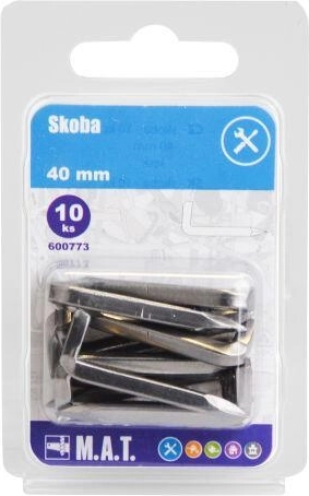 Cârlig 40 mm lucios (10 buc)