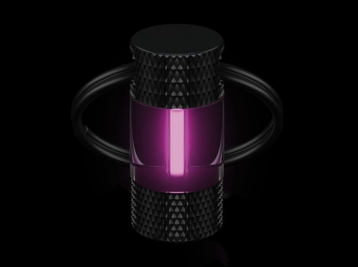 Böker Plus mini glow pink lumină fără baterie pentru chei - 1 bucată