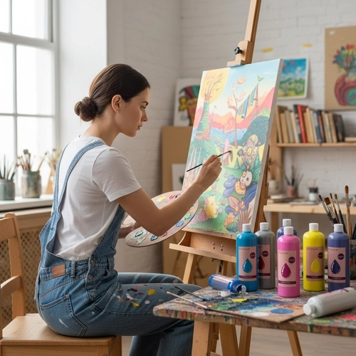 Culori saturate, ușor de amestecat