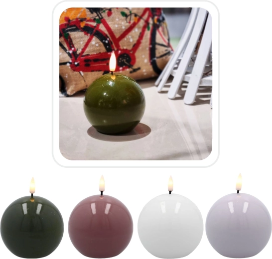 Flacără realistă, fără griji