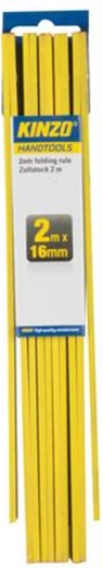 Metru pliabil 2 m 16 mm Kinzo