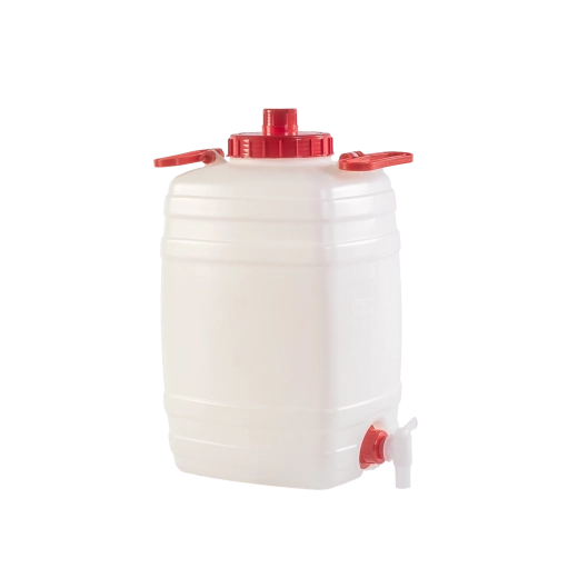 Butoi din plastic 20 l cu capac înșurubabil, mâner și aerisire