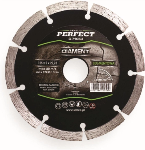 Disc diamantat segmentat 125 mm STALCO