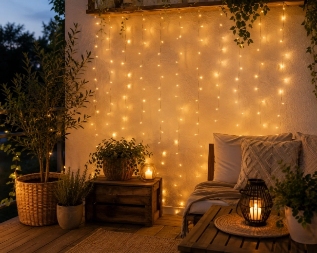 100 de LED-uri cu lumină albă caldă