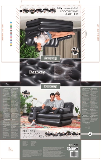 5 în 1: de la canapea la pat complet