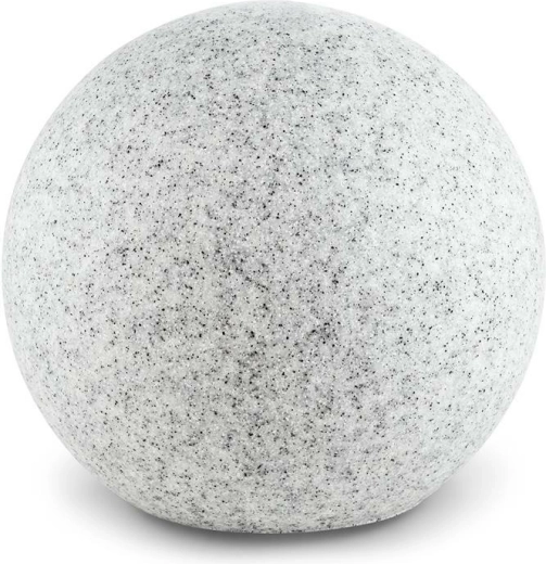 Lightcraft Shinestone XL lampă sferică de grădină 50 cm, aspect granit