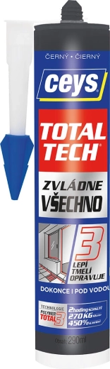 Adeziv și chit universal Total Tech 290 ml Ceys – Negru