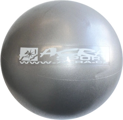 Minge Acra overball 30 cm, argintiu metalizat