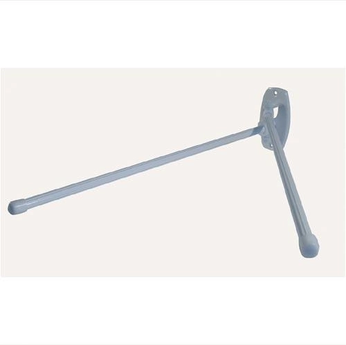 Uscător metalic de prosoape cu două brațe – alb