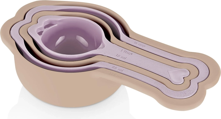 Set de căni de măsurare din plastic CULINARIA, 4 buc.