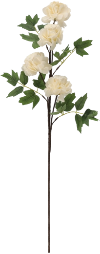 Floare decorativă de cireș cu 4 flori, 94 cm, roz
