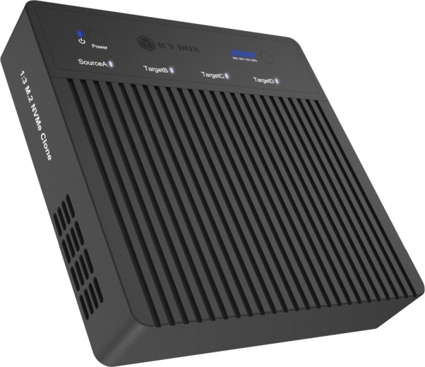 Duplicator USB4 cu 4 bay pentru NVMe M.2 SSD cu clonare 1:3