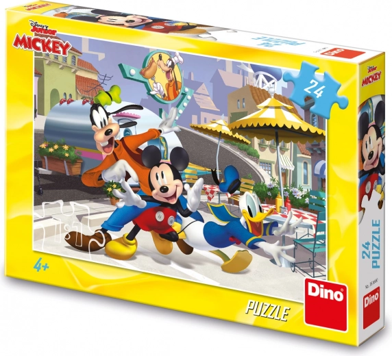Puzzle Dino Mickey și prietenii