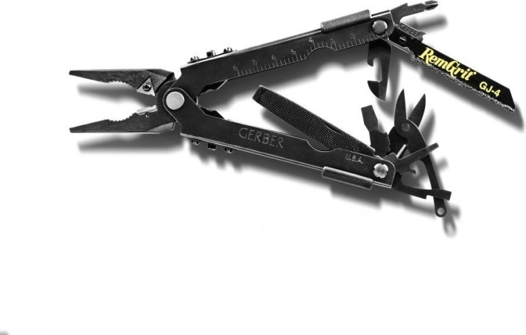 Gerber MP600 Bladeless clește multifuncțional fără lamă, 12 funcții, oțel, negru, husă