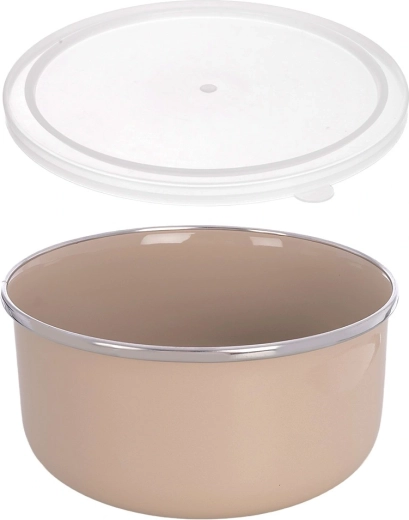 Oțel emailat rezistent cu margine din inox