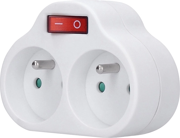 Două prize într-un design compact