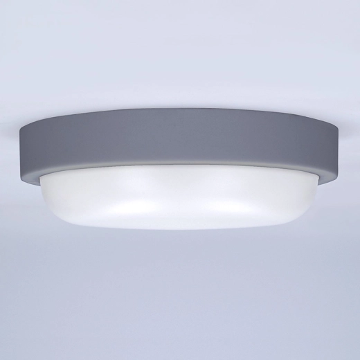 Design rotund cu profil redus pentru perete și tavan