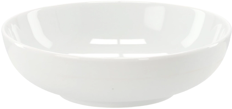 Farfurie adâncă pătrată din porțelan 21,5 cm albă