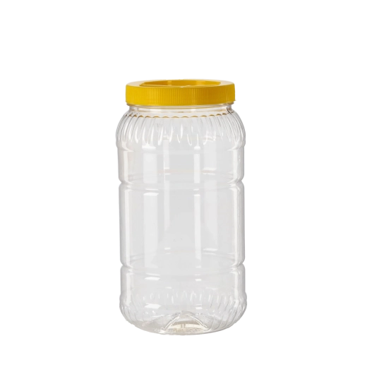 Cană din plastic transparentă 3 l cu capac