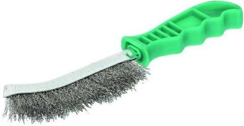 Perie manuală PUNK cu sârmă ondulată din oțel inoxidabil