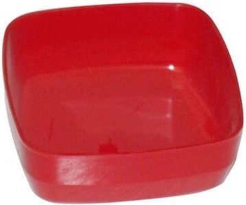 Bol pătrat pentru compot din plastic 10 cm – mix de culori