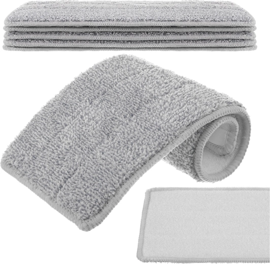 Husă de schimb din microfibră pentru mop plat Ruhhy 33 × 12 cm, 5 buc.