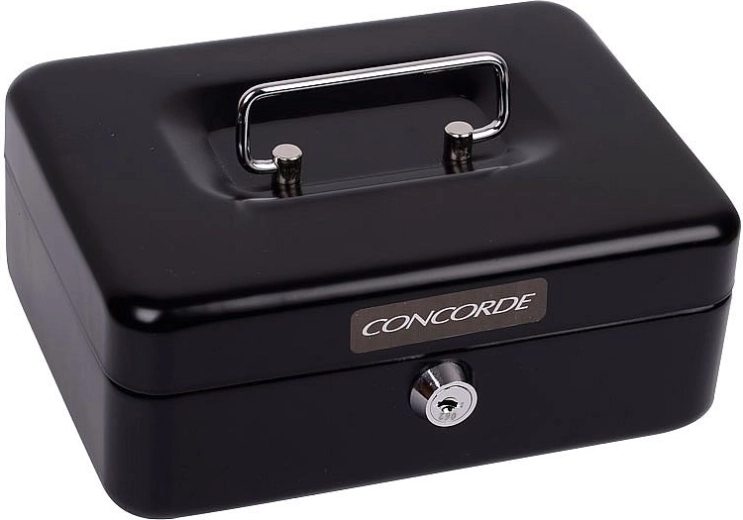 Cutie metalică de bani CONCORDE 22 neagră