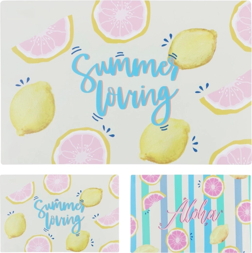 Set de masă din plastic Aloha/Summer 43,5 × 28,5 cm