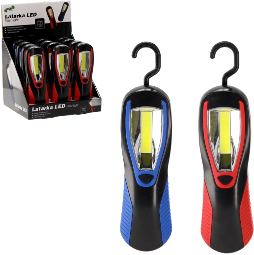 Lampă de lucru LED cu cârlig, mix de culori