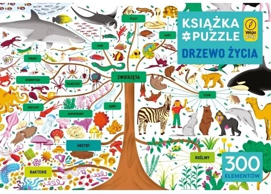 Puzzle 300 piese + carte - Arborele vieții