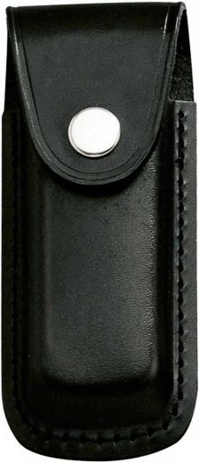 Toc din piele neagră pentru cuțit 12,5 cm HERBERTZ