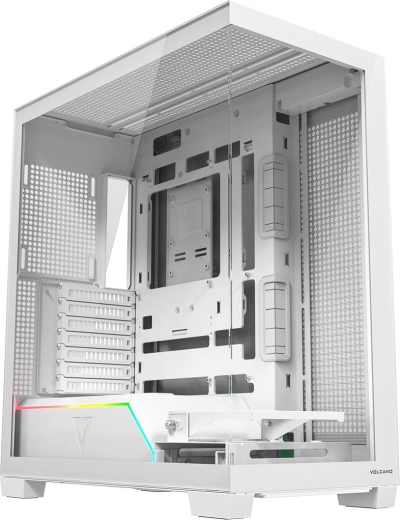 Carcasă PC MODECOM Volcano Stellar Plus ARGB Midi, albă
