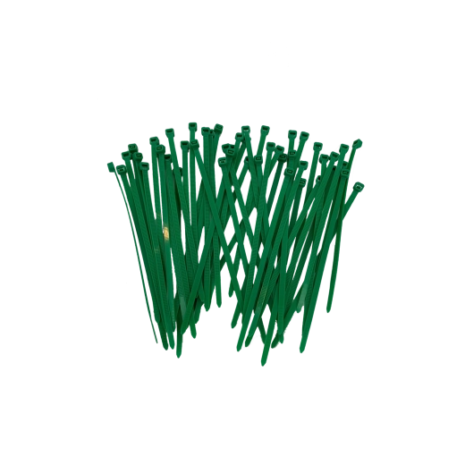 Set 100 coliere de strângere pentru fixarea plasei de umbrire 0,5 × 15 cm