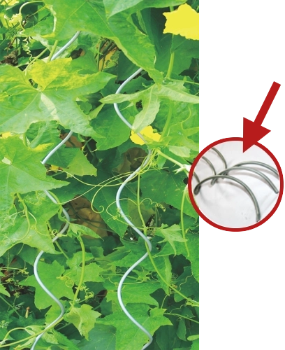 Băț spiralat din aluminiu pentru plante 10 mm, 180 cm