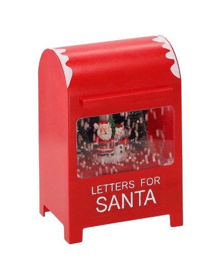 Decorațiune și cutie pentru „scrisori către Moș Crăciun”