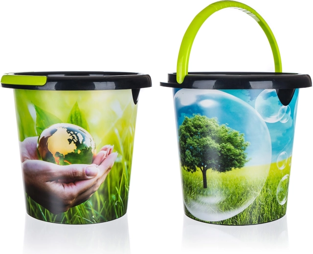 Găleată Eco cu gura de scurgere 10 l din plastic reciclat