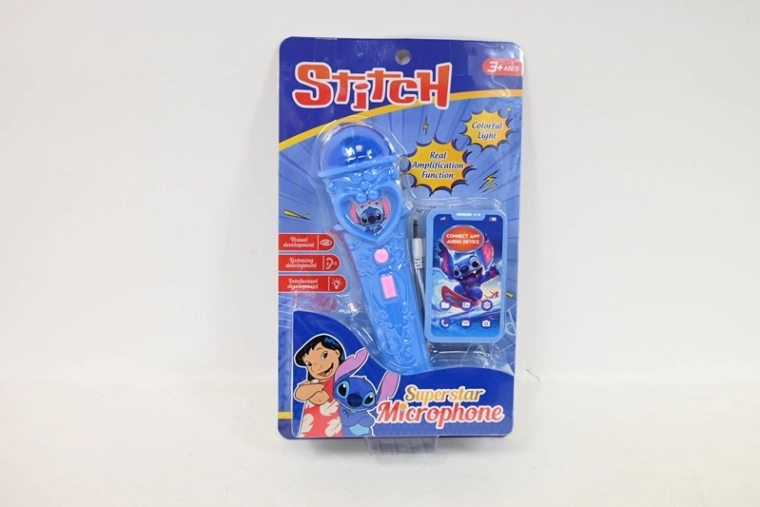 Microfon Stitch cu efecte luminoase și sonore