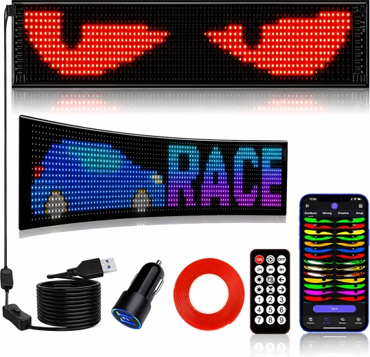 Display LED programabil pentru texte și grafică