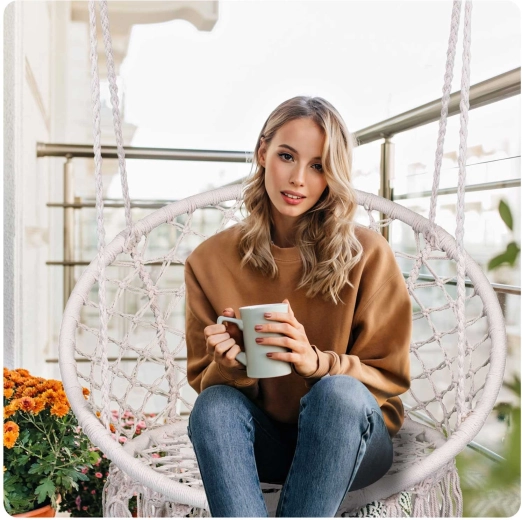 Formă confortabilă pentru odihnă autentică