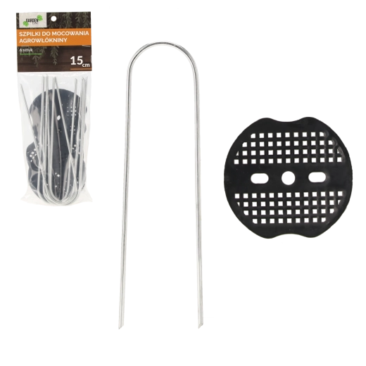 Set de 6 țăruși de ancorare pentru agrotextil 15 cm