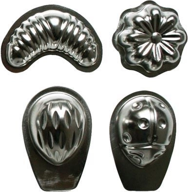 Set de forme de Crăciun pentru prăjituri, 20 buc., tablă cositorită