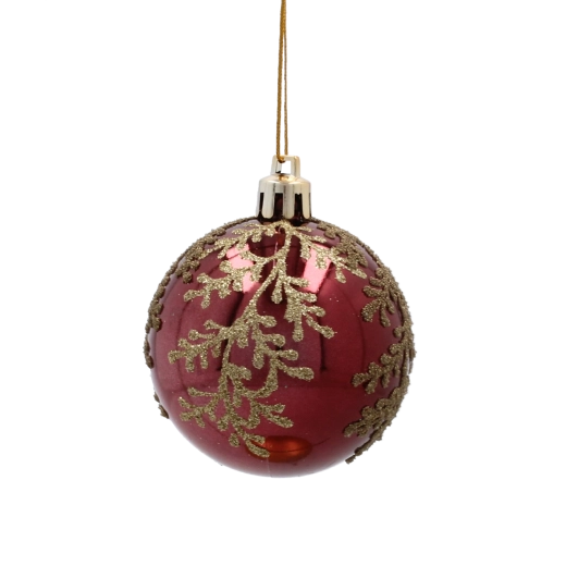 Culoare burgund luxoasă cu decor auriu