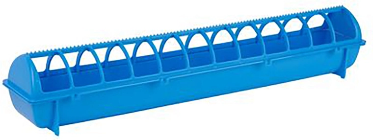 Hrană pentru păsări de curte 68 cm din plastic cu grilaj de protecție