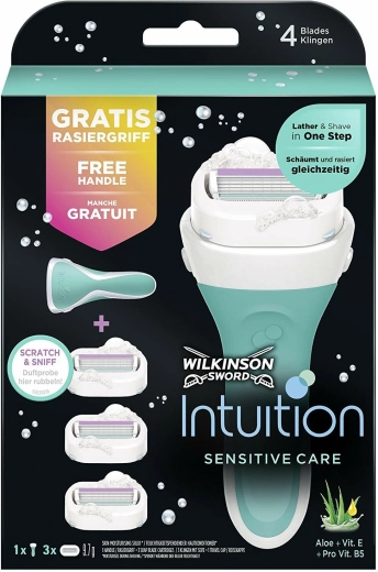 Wilkinson Intuition Sensitive Care aparat de ras pentru femei cu capete de rezervă