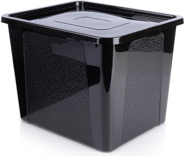 Cutie de depozitare din plastic cu capac 30 l