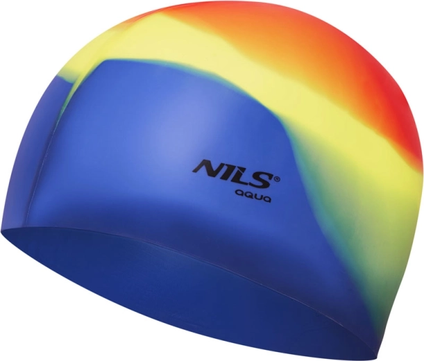Cască de înot din silicon NILS Aqua Multicolor